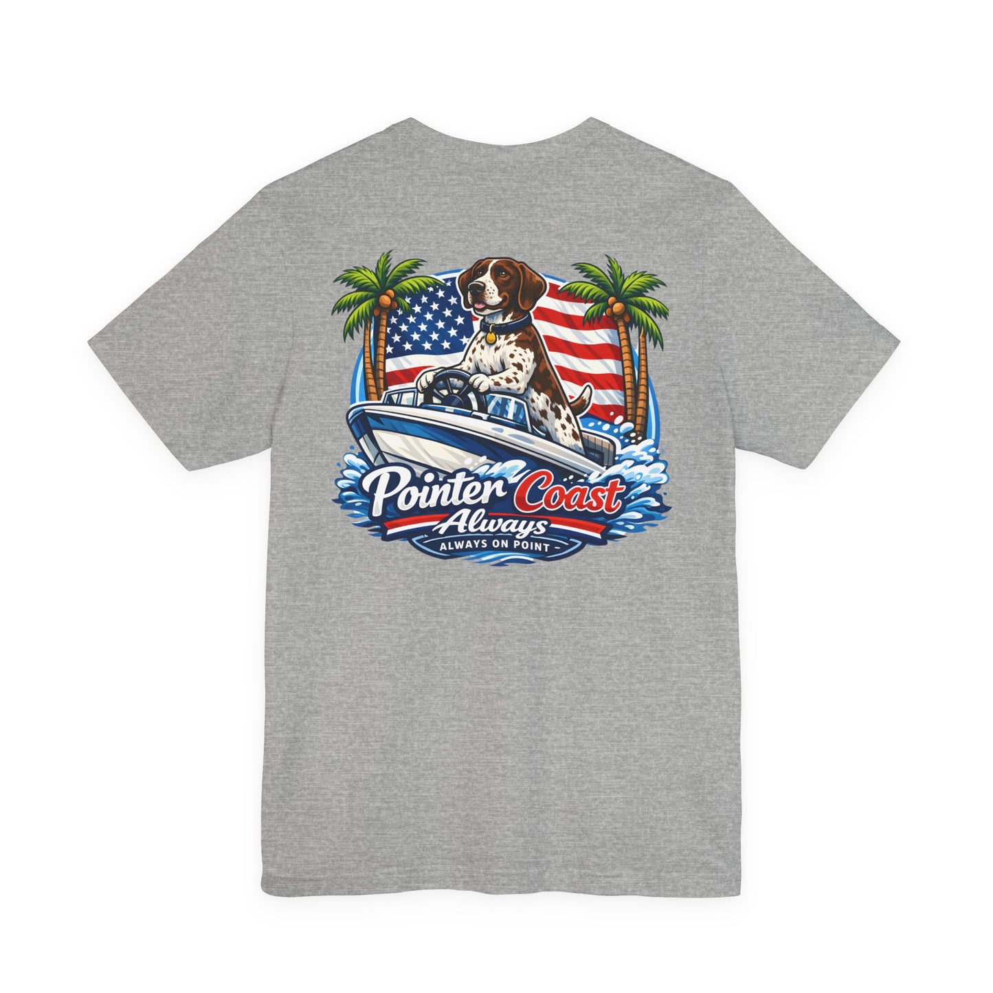 Pointer Coast | Boat GSP Americana | Speedboat Flag Tee – Always On Point