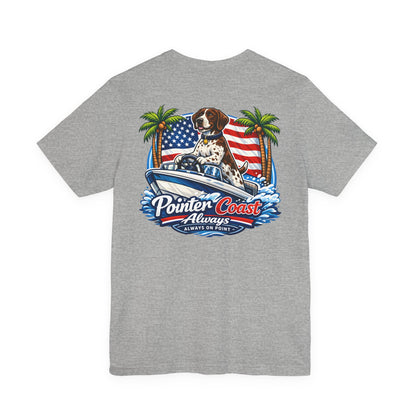 Pointer Coast | Boat GSP Americana | Speedboat Flag Tee – Always On Point