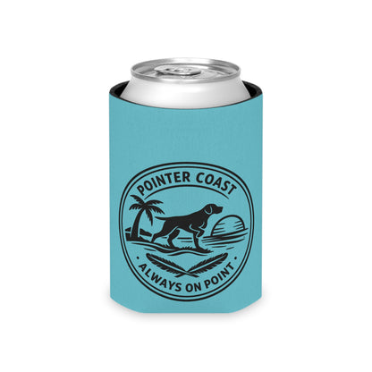Pointer Coast Can Cooler - “Always On Point” Beach Dog Drink Koozie