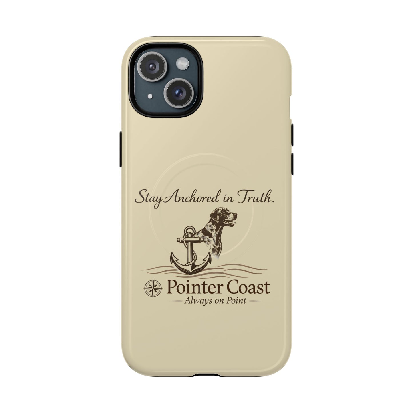Pointer Coast | Stay Anchored in Truth | Nautical GSP – Always On Point | Tough Magnetic Case