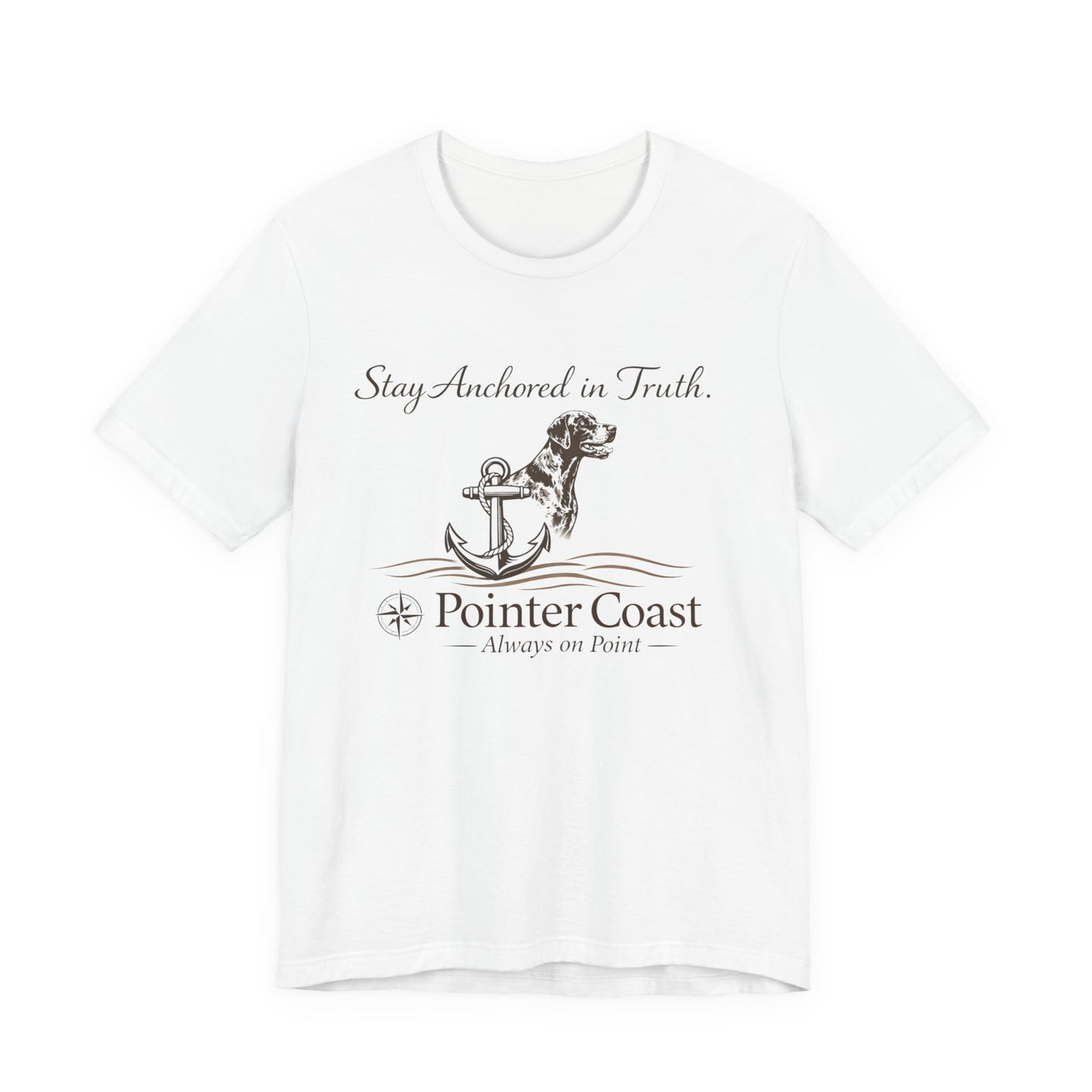 Pointer Coast | Stay Anchored in Truth | Nautical GSP Tee – Always On Point